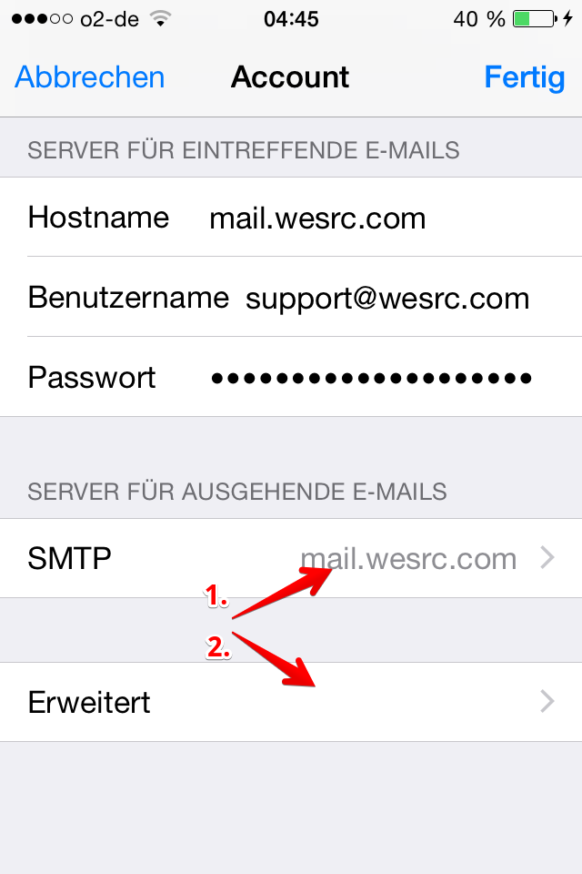 iPhone Mail Setup 12