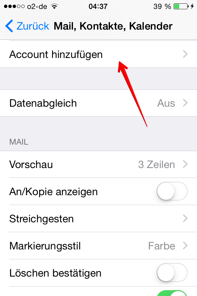 iPhone Mail Setup 2