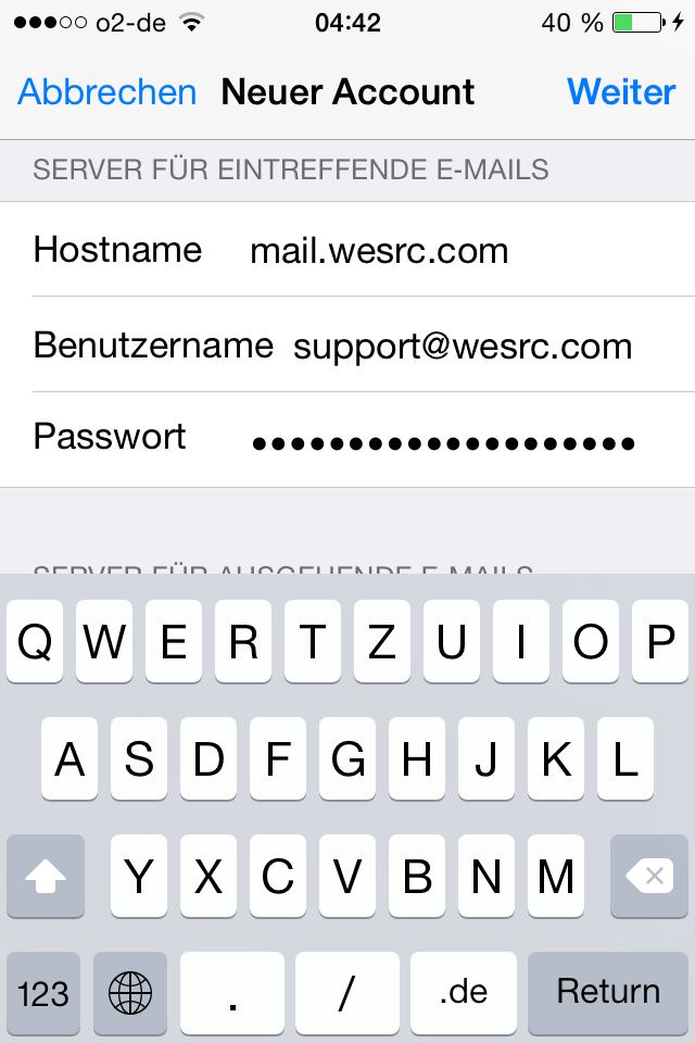 iPhone Mail Setup 7