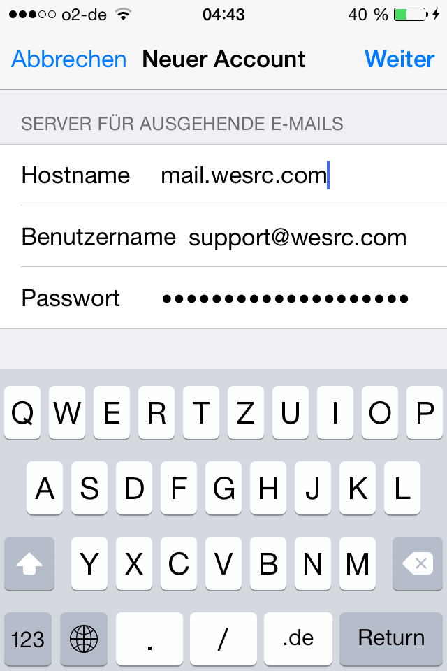 iPhone Mail Setup 8