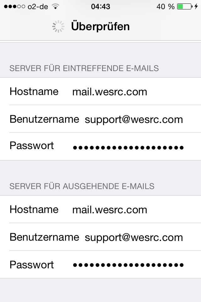 iPhone Mail Setup 9