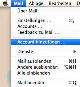 OS X Mail Setup 1