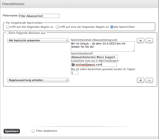 Sieve Filter Setup 8